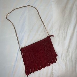H&M Bags - Red fringe crossbody H&M Bags - Red fringe crossbody